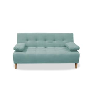 Sofacama Egli 3 Posiciones Reclinable Menta+ 2 Cojines